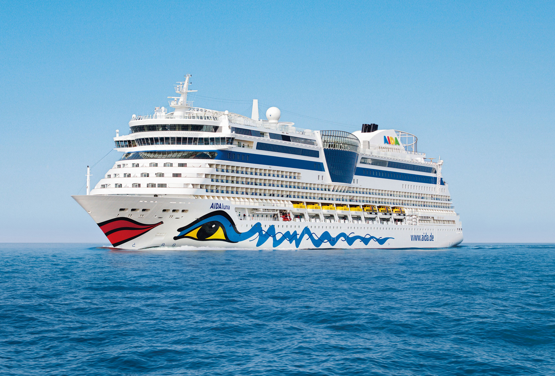 Bild des Kreuzfahrtschiffes AIDAluna